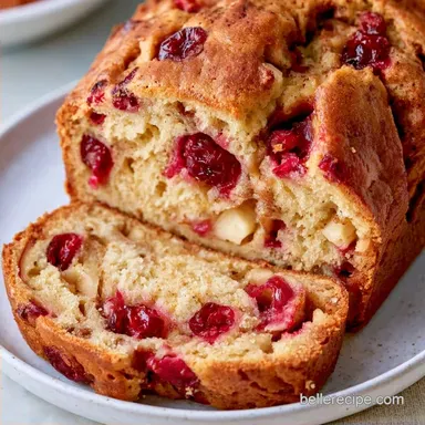 Apple Cranberry Quick Bread: Tender