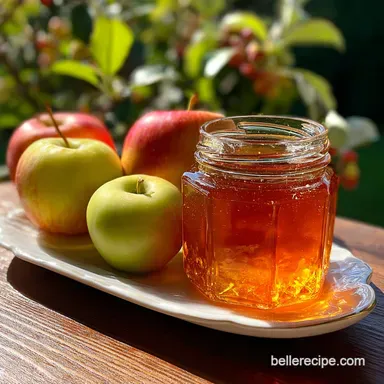 Apple Jelly Recipe: Old Fashioned Canning Method Recipe Card