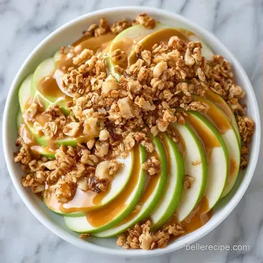 Apple Nachos in 5 Minutes Recipe Card