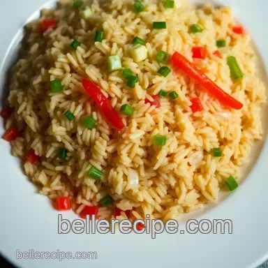 Arroz con Gandules: Puerto Rican Rice with Pigeon Peas presentation