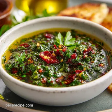 Chimichurri Sauce Recipe: Ready in 30 Min, Pan-Seared Recipe Card