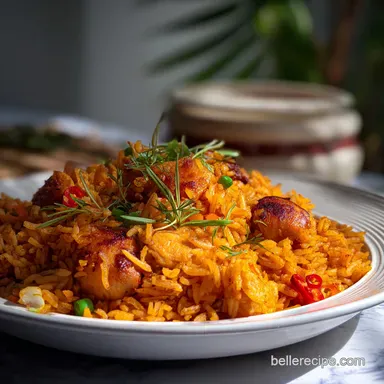 Jollof Rice Recipe: Oven-Only For Fluffy Grains Recipe Card