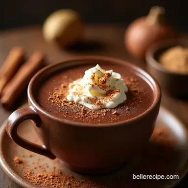 Authentic Mexican Hot Chocolate Recipe Rich CinnamonSpiced Recipe Card