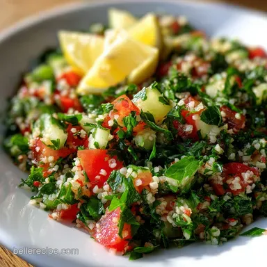 Tabbouleh Recipe: Authentic Lebanese in 30 Minutes