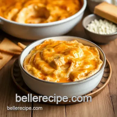 Ultimate Bake Buffalo Chicken Dip - Creamy & Spicy: Easy Comfort Food! Recipe Card
