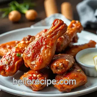 How to Bake Chicken Wings with Spicy Garlic Flavor: An Amazing Treat!