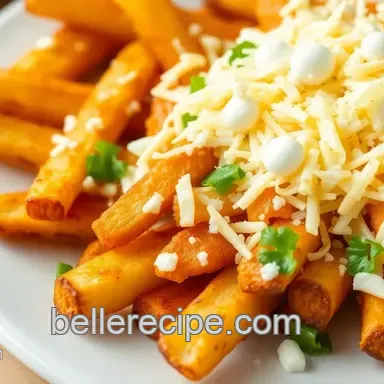 Delightful Bake Crispy Fries with Cheesy Boba Topping: A Fun Twist!