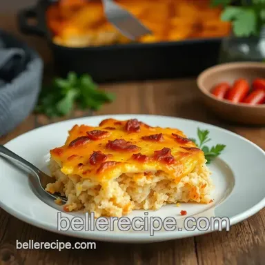 How to Bake Hash Browns Breakfast Casserole Delight for Sunday Mornings Recipe Card