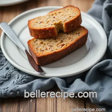 My Grandmother's Easy Moist Banana Bread: Bake in 1 Hour! Recipe Card