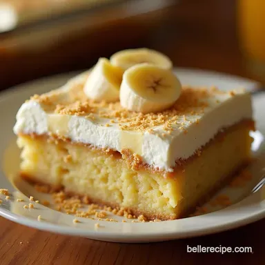 Easy Banana Pudding Poke Cake Recipe Ultimate Comfort Dessert Recipe Card