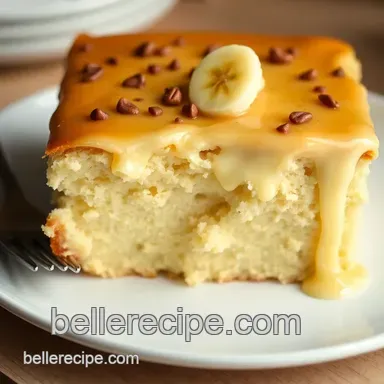 Decadent Banana Pudding Tres Leches Cake: A Family Favorite Delight Recipe Card