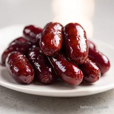 Bbq Little Smokies with Grape Jelly Recipe Card