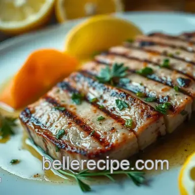 Deliciously Grilled Tuna Steak Recipe: My Zesty Herb Marinade