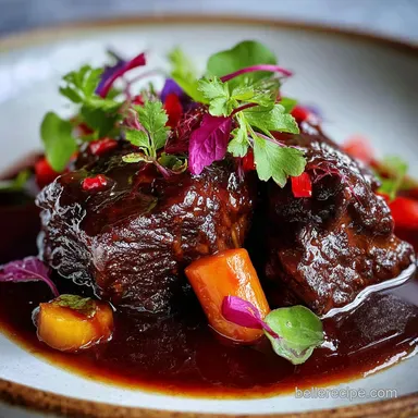 Beef Cheek Recipe with Red Wine: Slow Braised Garlic