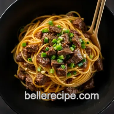Beef Chow Fun: A Wok-Tossed Classic presentation