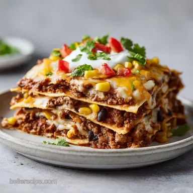 Beef Enchilada Casserole with Corn Tortillas in 40 Minutes