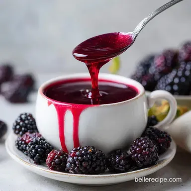 Blackberry Syrup Recipe in 25 Minutes | Silky & Floral Recipe Card