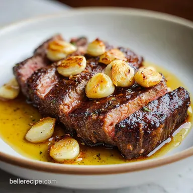 Blade Steak Recipe with Garlic for 4