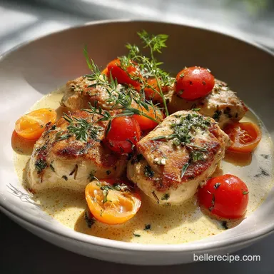 Boursin Chicken Recipe: Pan-Seared with Creamy Garlic Herb Sauce Recipe Card