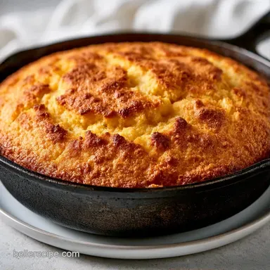 Brown Butter Skillet Cornbread: Crispy Recipe Card