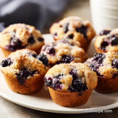 Bursting Blueberry muffins mini muffins: A Family Favorite! Recipe Card