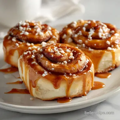 Caramel Rolls Recipe: Overnight Prep Recipe Card