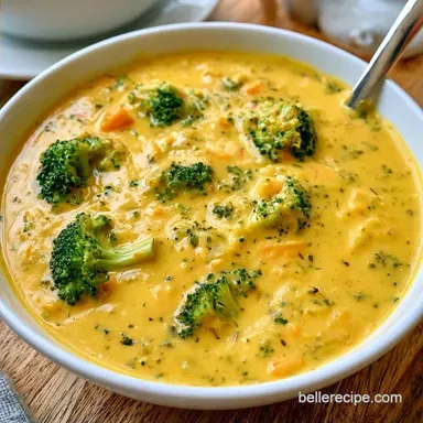 Cheddar Cheese Soup Broccoli in 35 Min