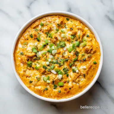 Best Hot Dip Recipe for Parties with Cheesy Buffalo Chicken Recipe Card