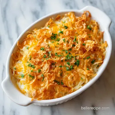 Cheesy Hashbrown Casserole in 45 Minutes for 12 Servings Recipe Card