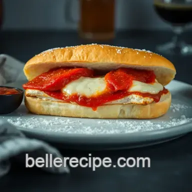 Chicken Parmigiana Sandwich: The Ultimate Comfort Food Classic presentation