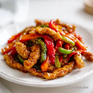 Chicken Peppers Stir Fry Recipe in 30 Min