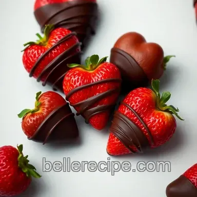 Easy Chocolate-Dipped Strawberry Hearts: The Perfect Valentine's Food Recipe Card