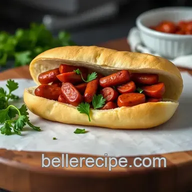 Choripan: Argentinian Chorizo Sandwich Perfection presentation