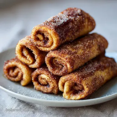 Cinnamon French Toast Rollups in 18 Minutes Recipe Card