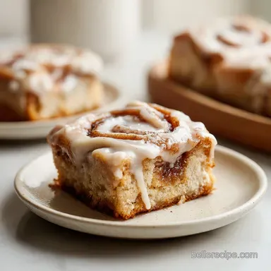 Cinnamon Roll Bars with Cream Cheese Frosting Recipe Card