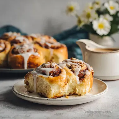 Cinnamon Rolls Recipe: Fluffy Homemade Delight Recipe Card