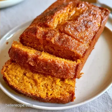 Cinnamon Sugar Pumpkin Bread in 75 Min