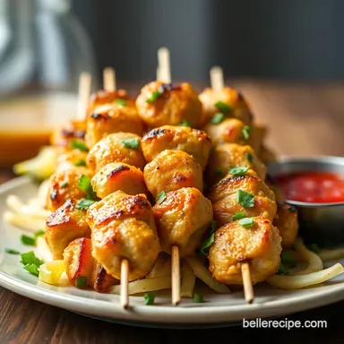 City Chicken Skewers Easy Midwestern Comfort Food Recipe Card