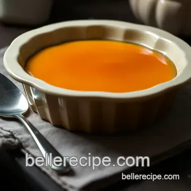 My Family's Classic Caramel Flan Mold Recipe - A Silky Treat! Recipe Card