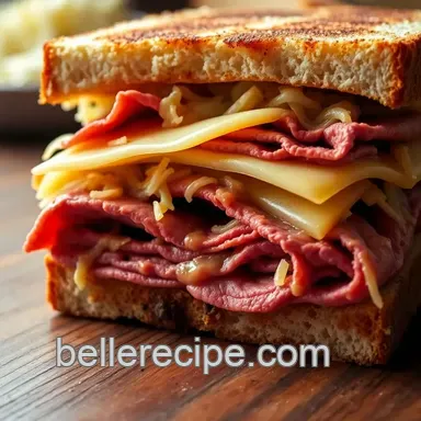 Classic Corned Beef Reuben Sandwich: A Family Favorite Recipe Recipe Card