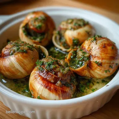 Escargot &agrave; la Bourguignonne: Easy Garlic Butter Recipe Recipe Card