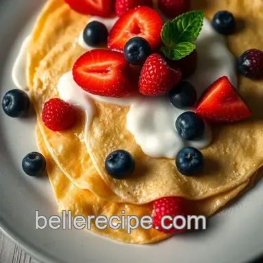 Classic French Crepes: My Simple & Delicious Basic Crepe Recipe Recipe Card