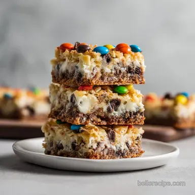 Hello Dolly Bars Recipe: 7 Layer Magic Cookie Bars in 40 Minutes Recipe Card
