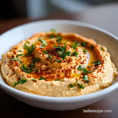 Classic Hummus Recipe in 30 Minutes: Silky Recipe Card
