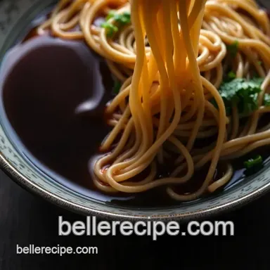 Classic Soba Noodles Recipe with Authentic Japanese Dipping Sauce Recipe Card