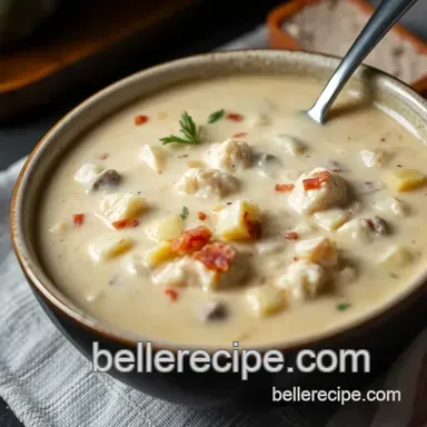 Classic New England Clam Chowder Recipe: A Family Favorite Recipe Card