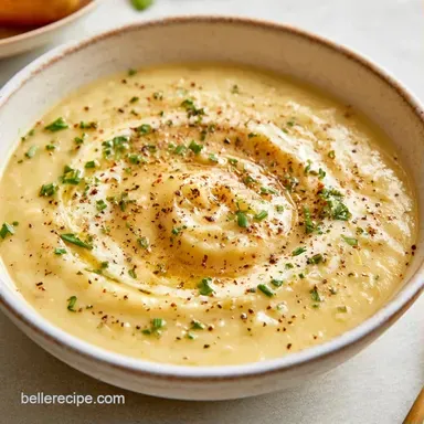 Classic Potato Leek Soup in 35 Minutes Recipe Card