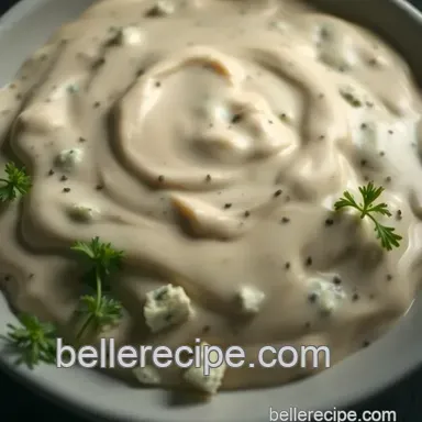 Easy & Creamy Steakhouse Blue Cheese Dressing Recipe: My Family Favorite Recipe Card