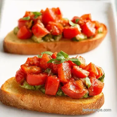 Easy Tomato Bruschetta Recipe Sunshine on a Slice