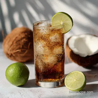 Dirty Soda Recipe with Coconut and Lime Recipe Card
